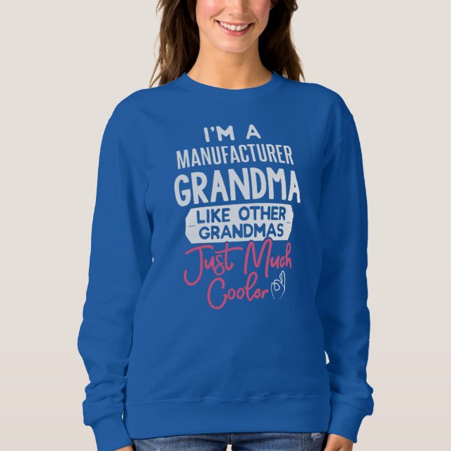 Coola Mors dag Tillverkare Grandma  T Shirt (Framsida)