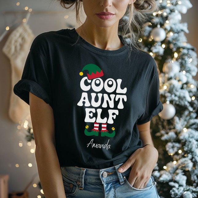 Coola Moster Elf Funny Elf Matchande julgåva T Shirt (Skapare uppladdad)