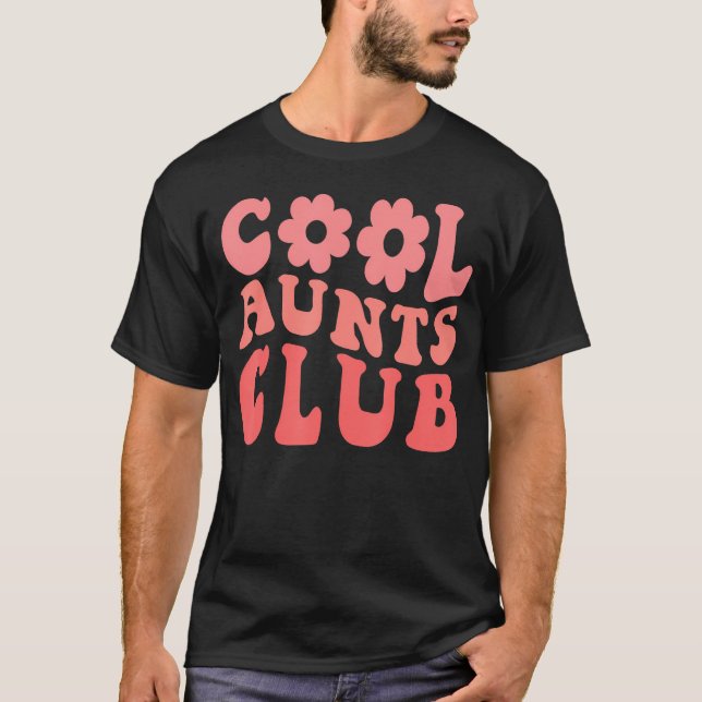 Coola Moster Klubb Aunties Groovy Funny Coola Most T Shirt (Framsida)