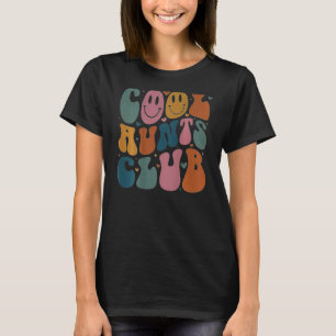 Coola Moster Klubb Groovy Retro Smile Heart på bak T Shirt