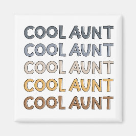 Coola Moster Modern Cute Gips for Auntie Magnet