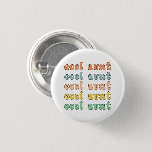 Coola Moster Modern Retro Cute-gåvor till Auntie Knapp