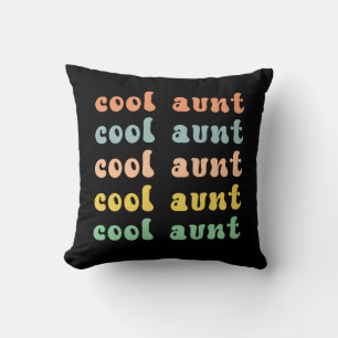 Coola Moster Modern Retro Cute-gåvor till Auntie Kudde