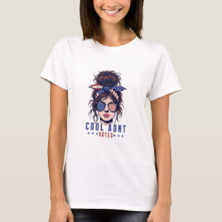 Coola Moster röstar Vintage Messy Hair Dam T Shirt
