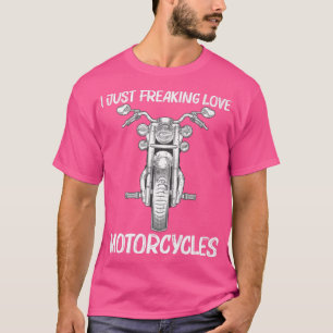 Coola Motorcykel Design För manar Women Road längs T Shirt