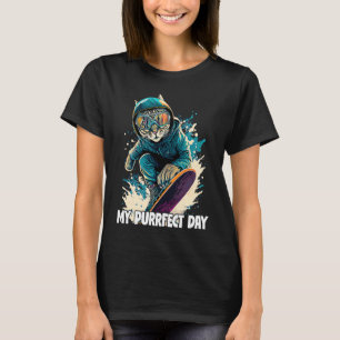 Coola Mountain Skier Snowboard För manar Women Kid T Shirt