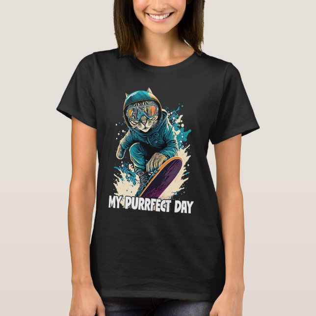 Coola Mountain Skier Snowboard För manar Women Kid T Shirt (Framsida)