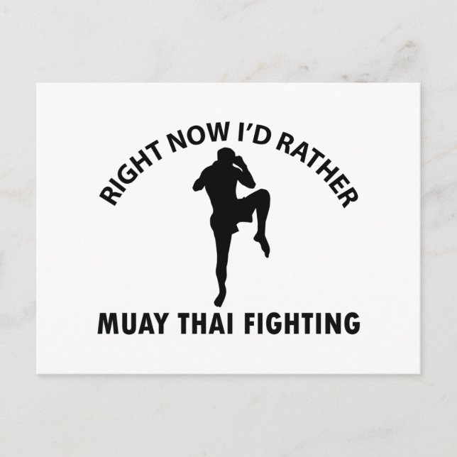 coola Muay thai-design Vykort (Framsida)