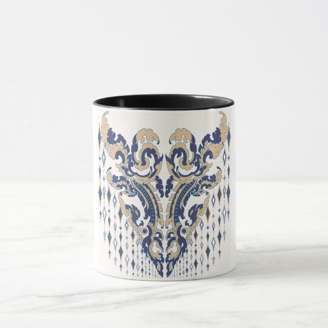 Coola mugg i mönster-tyg (Center)