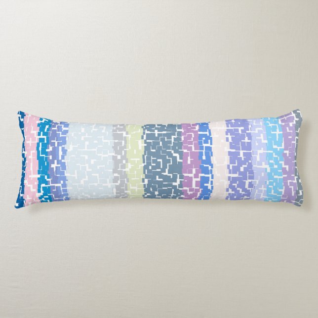 COOLA Multifärgad Lime/Grått/Beige/Rosa/Lila/Blue Kroppskudde (Framsidan)