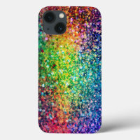 Coola Multifärgad Retro Glitter & Sparkles Mönster