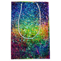 Coola Multifärgad Retro Glitter & Sparkles Mönster