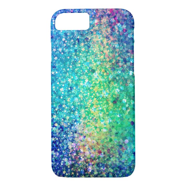 Coola Multifärgad Retro Glitter & Sparkles Mönster Case-Mate iPhone Skal (Baksida)