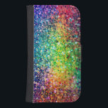 Coola Multifärgad Retro Glitter & Sparkles Mönster Galaxy S4 Plånbok<br><div class="desc">Multifärgad av kol i glitter och gnistor i mönster 2. Om du behöver hjälp med att anpassa någon av mina designers kontaktar du ArtOnWear-designern. Kostnadsfri textformatering med hjälp av direkthjälp tillgänglig på begäran.</div>