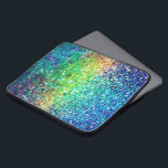 Coola Multifärgad Retro Glitter & Sparkles Mönster Laptop Fodral<br><div class="desc">Multifärgad av kol i glitter och gnistor i mönster.</div>