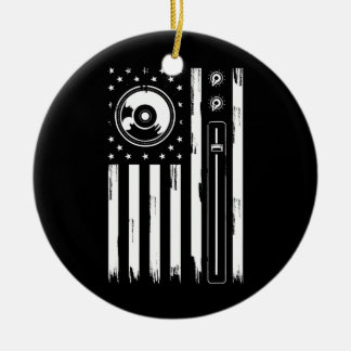 Coola Music Producent För manar Women American Fla Julgransprydnad Keramik