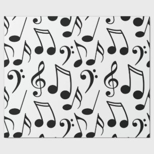 Coola Musik noter Svälla Papprare Presentpapper