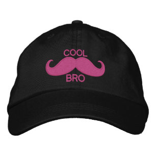 COOLA Mustache BRO Broderad Keps