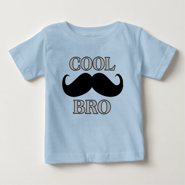 Coola Mustache Bro Tee (Framsida)