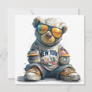 Coola Nalle i solglasögon och New York Shirt Kort
