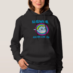 Coola Narwhal För manar Women Rainbow Tusk Sea Uni T Shirt