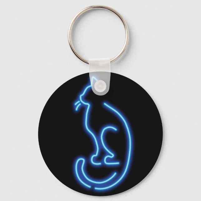 Coola Neon Cat Nyckelring (Framsida)