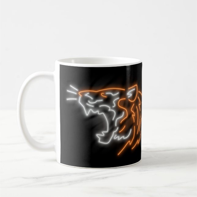 Coola Neon Tiger Kaffemugg (Vänster)