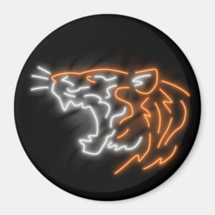 Coola Neon Tiger Magnet