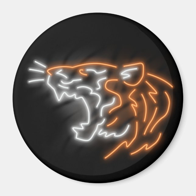 Coola Neon Tiger Magnet (Framsidan)