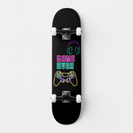 Coola Neon-videospel. Mini Skateboard Bräda 18,5 Cm