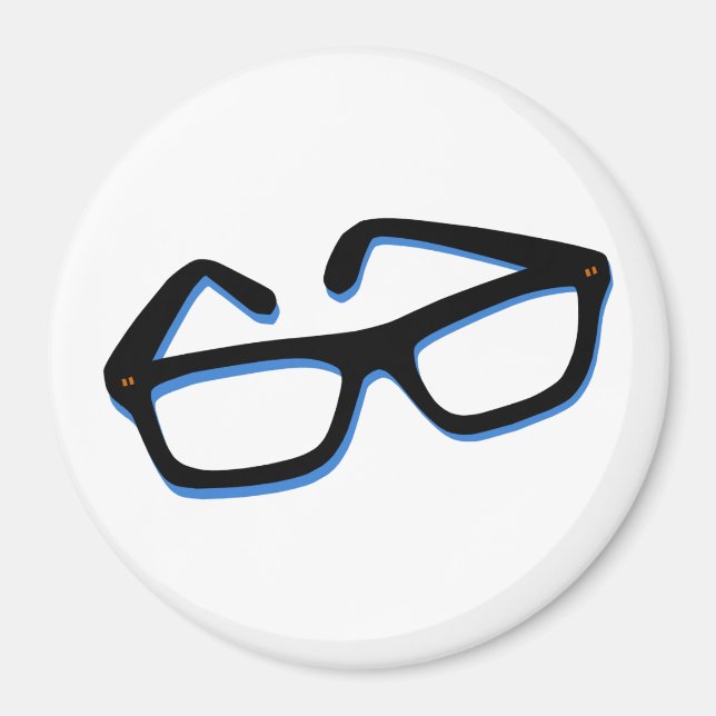 Coola Nerd Glass Magnet (Framsidan)