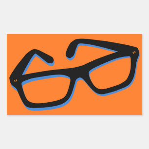 Coola Nerd Glass Rektangulärt Klistermärke