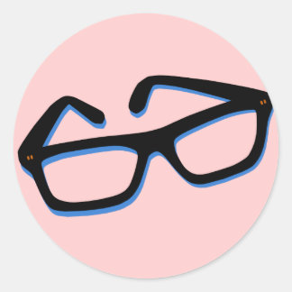 Coola Nerd Glass Runt Klistermärke