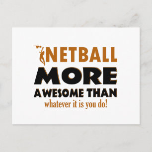 Coola Netball-design Vykort