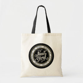Coola New York City Black Logotyp Tygkasse