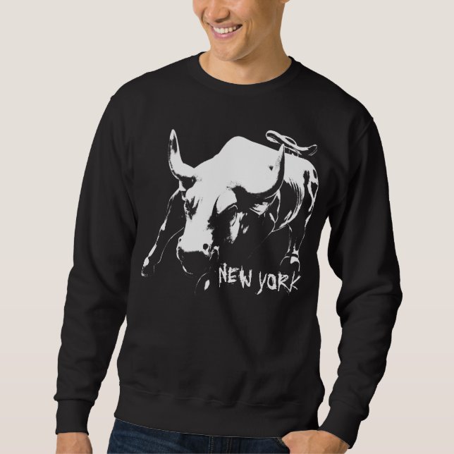 Coola New York Sweatshirt NYC Bull Shirt Souvenir (Framsida)