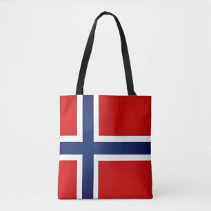 Coola Norge Flagga Mode Tygkasse