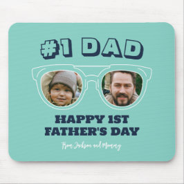 Coola nr 1 Pappa Anpassningsbar Photo First Fars d Musmatta