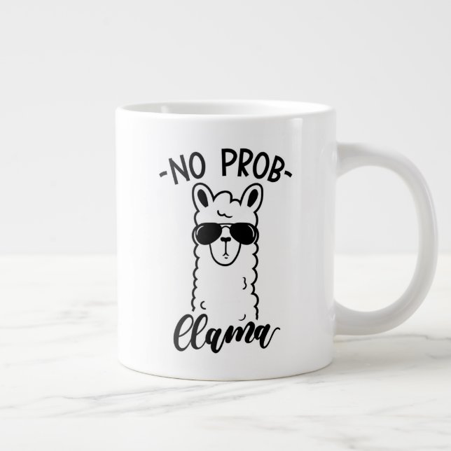 Coola nr Prob Llama Jumbo Mugg (Höger)