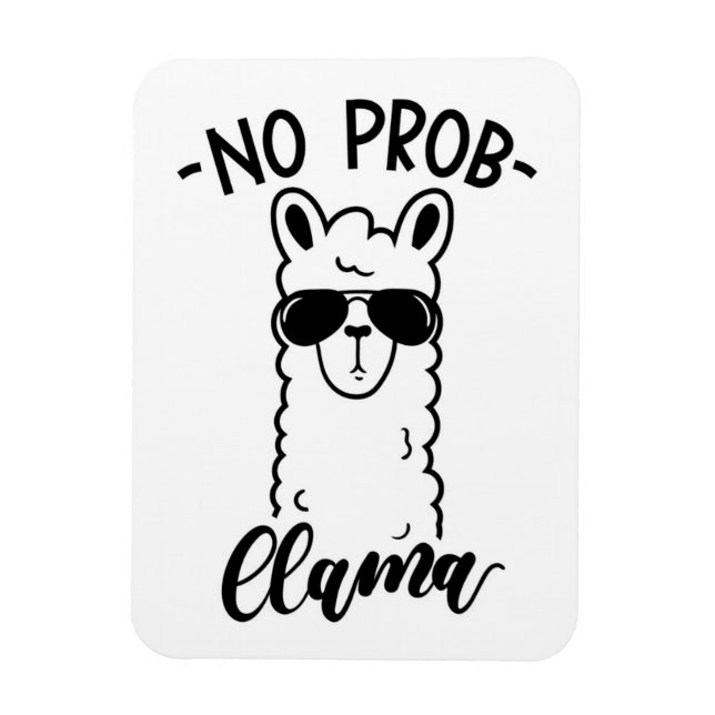 Coola nr Prob Llama Magnet (Vertikal)