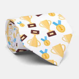 coola nummer ett älskare-trofi för sport slips