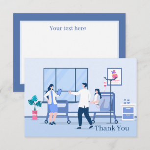 coola Nurse Doktor eller personal Tack Kort