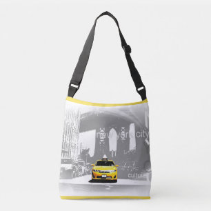 Coola Nyc New York City Brooklyn Bridge Gult Taxi Axelväska