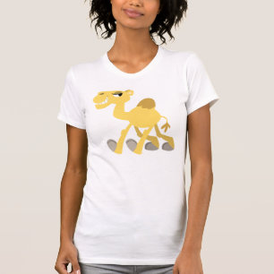 Coola och akut Tecknad Camel Women T-Shirt