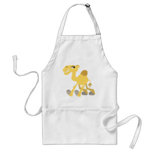 Coola och Cute Tecknad Camel Apron Förkläde