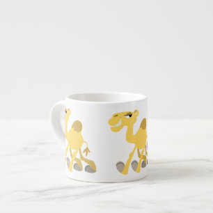 Coola och Cute Tecknad Camel Espresso Mugg Espressomugg