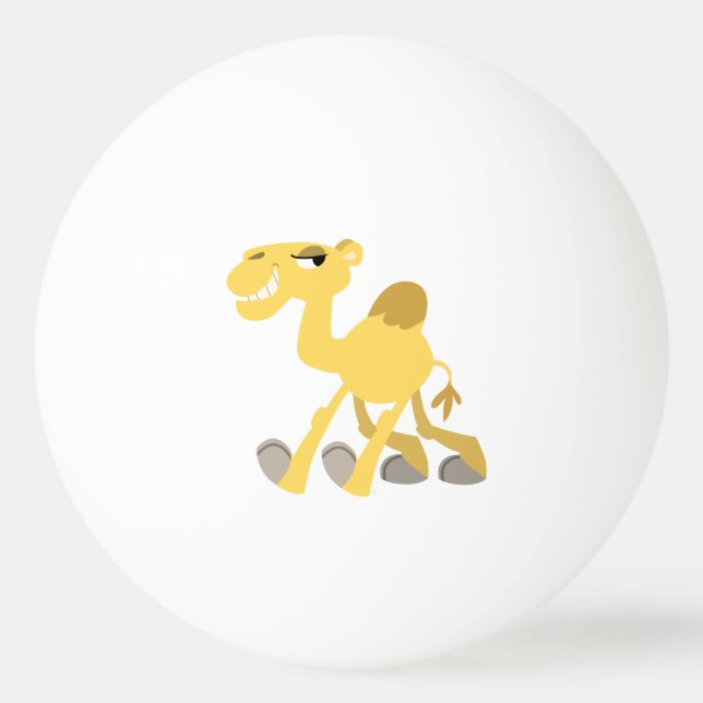 Coola och Cute Tecknad Camel Ping Pong Boll (Framsidan)