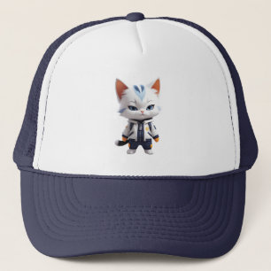 Coola och dålig kattillustration keps
