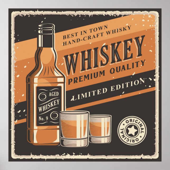 coola och dricksanläggning i pub poster (Framsidan)