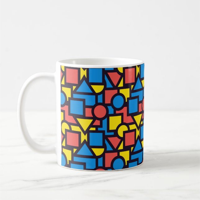 Coola- och färgformer för Abstrakter Kaffemugg (Vänster)